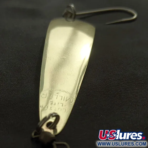 Miller Lutter Lite 7, 5g, Dorado, Cucharilla de Pesca #22993