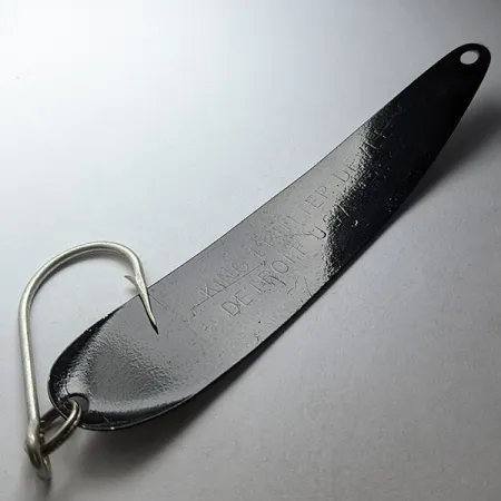 Eppinger Dardevle King Flutter Devle, 9g Negro Purpurina, Cucharilla de Curricán #22995