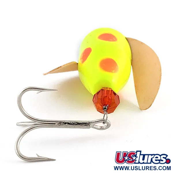 Yakima Bait Worden’s Spin N Glo, Amarillo 8g, Señuelo con alas #23031