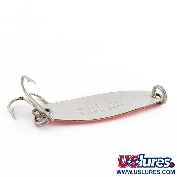 Luhr Jensen Needlefish 1 UV, 2g blanco perla/rosa neón UV, cucharilla #23033