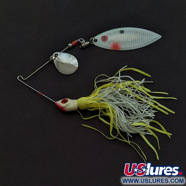 Strike King Red Eyed, 17g Blanco y Chartreuse, Spinnerbait #23038