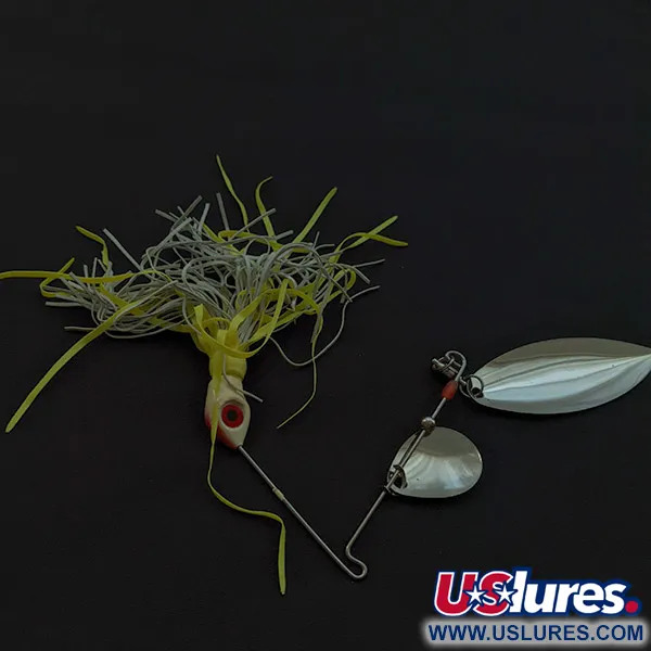 Strike King Red Eyed, 17g Blanco y Chartreuse, Spinnerbait #23038