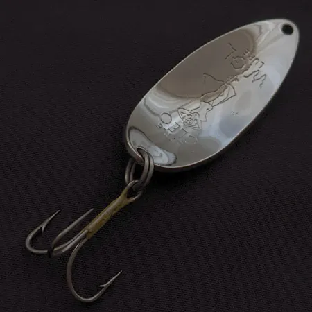 Seneca Little Cleo (Hula Girl), 14g, Cromo y Azul, Cucharilla #23049