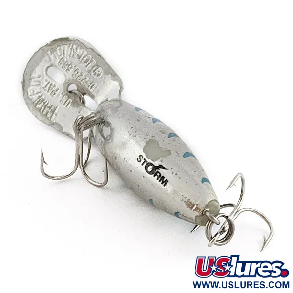 Storm Hot'N'Tot Thin Fin, Azul y Cromo, 6.5g, Señuelo de Pesca #23090