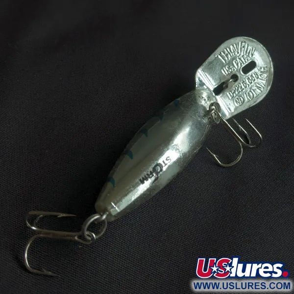 Storm Hot'N'Tot Thin Fin, Azul y Cromo, 6.5g, Señuelo de Pesca #23090