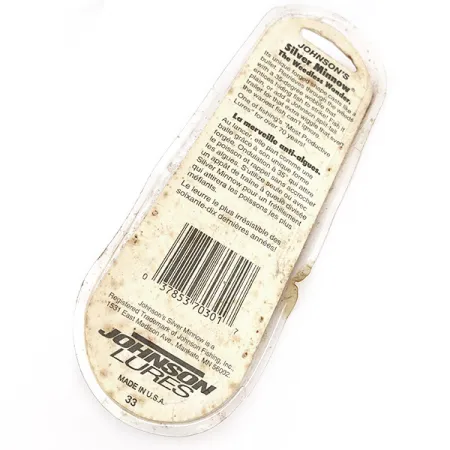 Johnson Silver Minnow Weedless, 21g Plateado, Cuchara Anti-enganche #23092