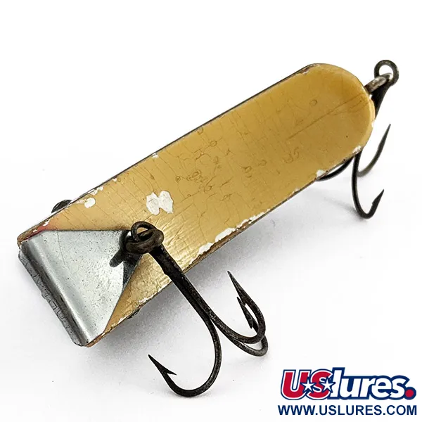 South Bend TEAS-Oreno, de madera, color Frog, 12g, señuelo vintage #23094