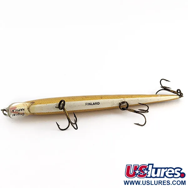 Rapala Original Floater F13, 7g, Color G (Oro), Señuelo de Pesca #23096