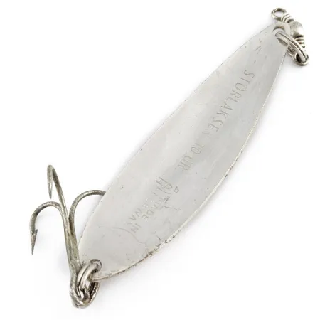 Sølvkroken Storlaksen, 10g Plateada, Cucharilla de Pesca #23107
