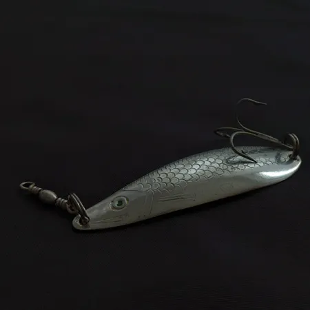 Sølvkroken Storlaksen, 10g Plateada, Cucharilla de Pesca #23107