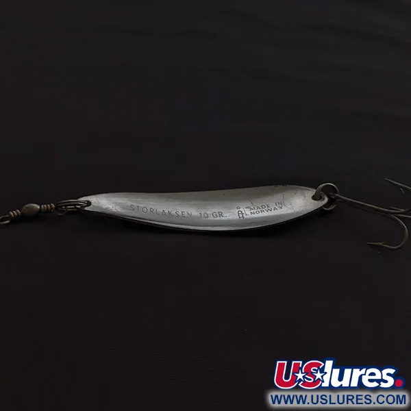 Sølvkroken Storlaksen, 10g Plateada, Cucharilla de Pesca #23107