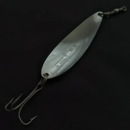 Sølvkroken Storlaksen, 10g Plateada, Cucharilla de Pesca #23107