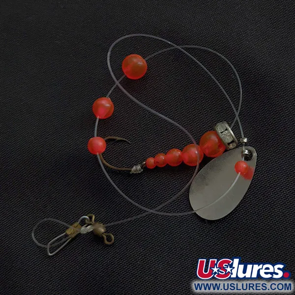 Mack's Lure Wedding Ring, Níquel/Rosa, 2g, Aparejo para Kokanee #23122