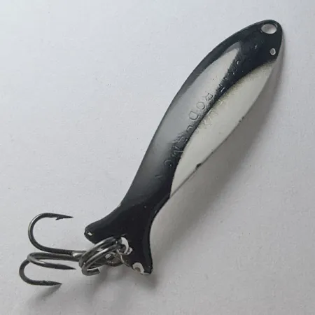 Worth Fly Rod Demon, 1.5g Negro/Blanco/Níquel, Cucharilla #23173
