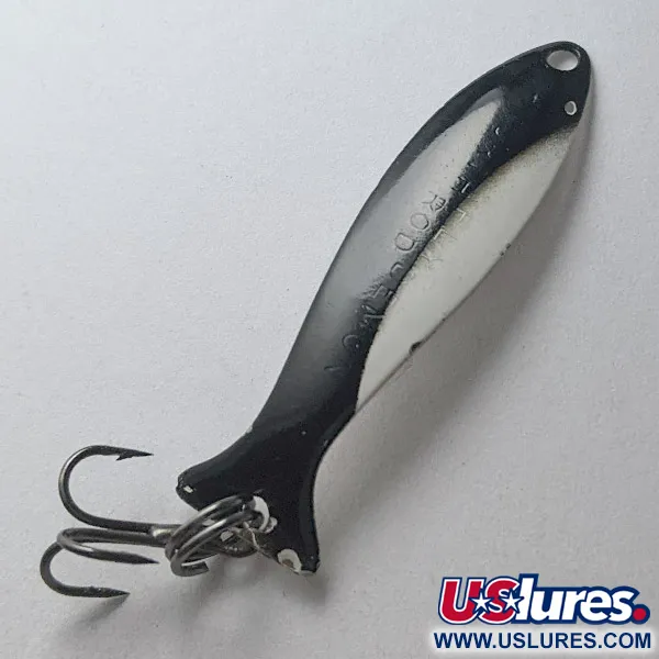 Worth Fly Rod Demon, 1.5g Negro/Blanco/Níquel, Cucharilla #23173