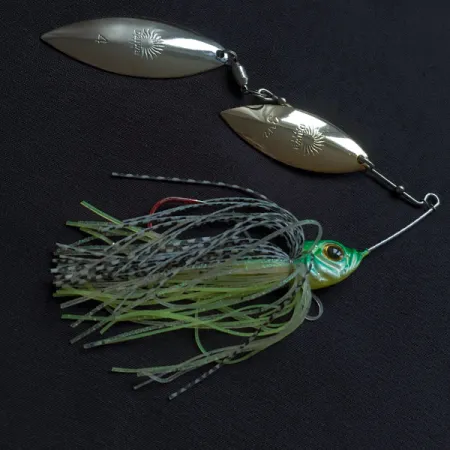Daiwa Double Willow, 14g Chartreuse/Verde, Spinnerbait #23183