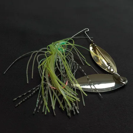 Daiwa Double Willow, 14g Chartreuse/Verde, Spinnerbait #23183