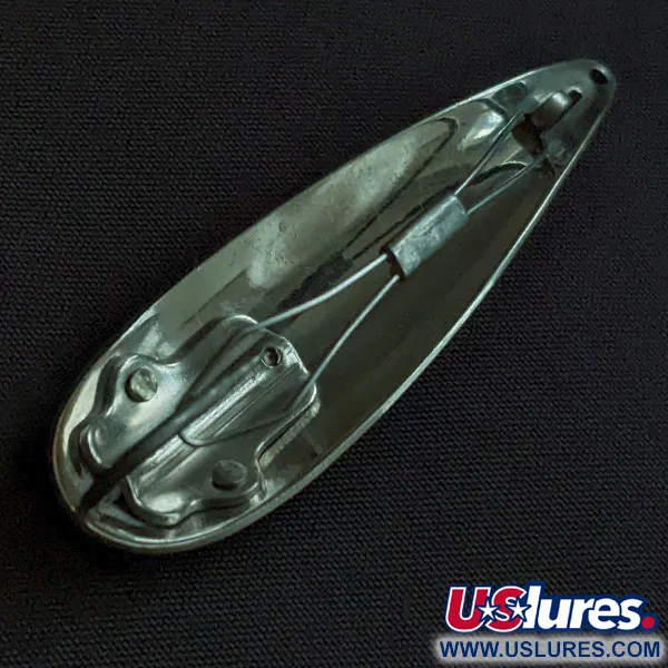 Weedless Bait Company FISHTRAP, 8.5g (1/3oz), Rojo/Blanco/Níquel, Señuelo Antierba #23191