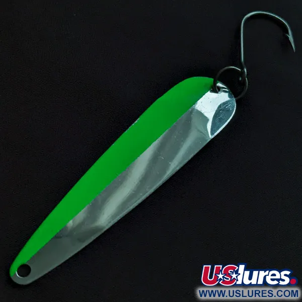 Clear Water 101, níquel/verde, 4,5 g, cucharilla #23201