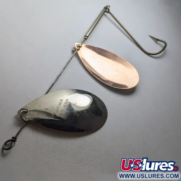 Pflueger Indiana Tandem, 14g, Níquel/Cobre, Spinner #23235