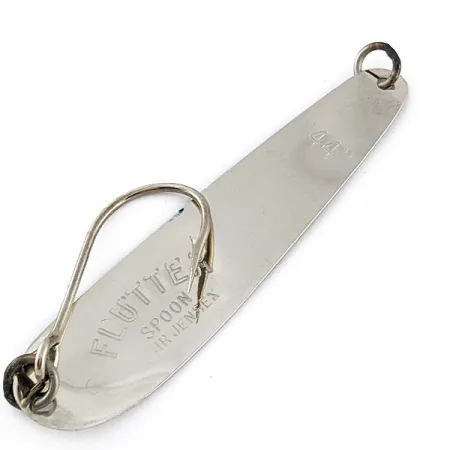 Luhr Jensen Flutter Spoon 44, 4g níquel/azul, cucharilla de pesca #23239