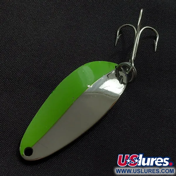 Seneca Little Cleo (Hula Girl), 10g níquel/verde, cucharilla de lanzado #23255