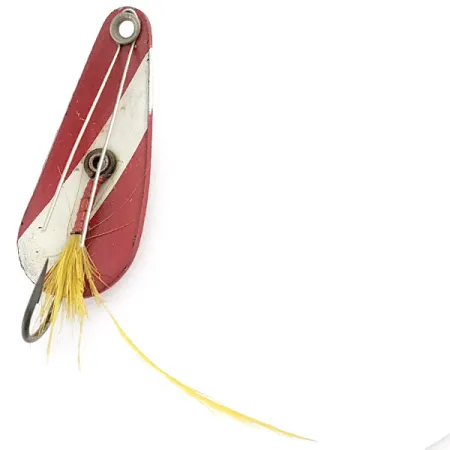 Weezel Rex Spoon, 7g, Rojo y Blanco, Cucharilla Anti-enganches #23267