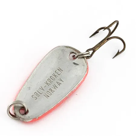 Sølvkroken Nordic, 7g rosa chicle/plata UV, cucharilla #23271