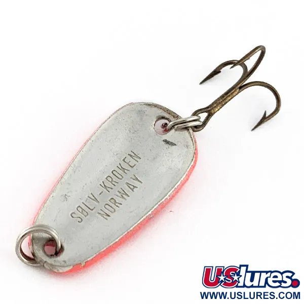 Sølvkroken Nordic, 7g rosa chicle/plata UV, cucharilla #23271