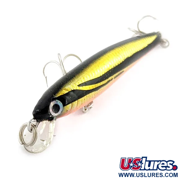 Yo-Zuri Pin's Minnow 50F, Dorado/Negro, 2g, Señuelo Minnow #23274