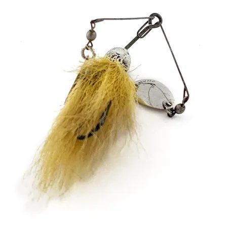 Jamison Shannon Twin Spinner, 11g, Níquel y Amarillo, Señuelo Spinnerbait #23298