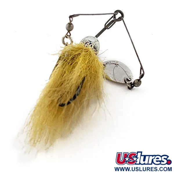 Jamison Shannon Twin Spinner, 11g, Níquel y Amarillo, Señuelo Spinnerbait #23298