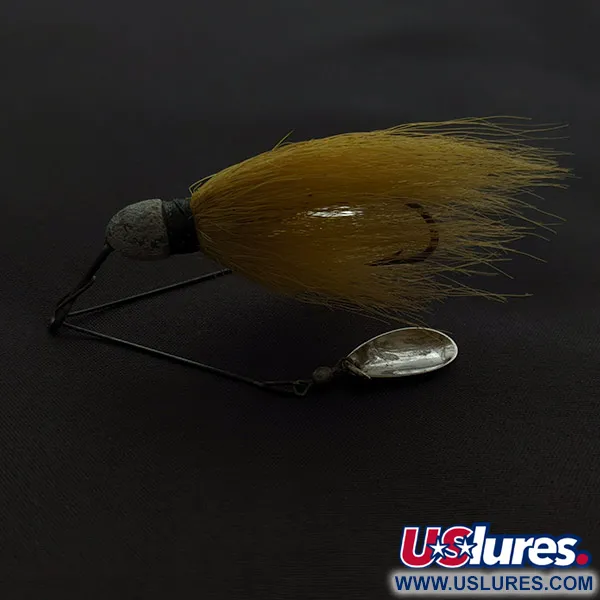 Jamison Shannon Twin Spinner, 11g, Níquel y Amarillo, Señuelo Spinnerbait #23298