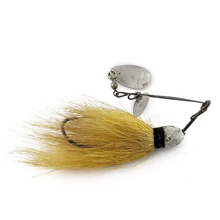 Jamison Shannon Twin Spinner, 11g, Níquel y Amarillo, Señuelo Spinnerbait #23298