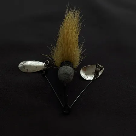 Jamison Shannon Twin Spinner, 11g, Níquel y Amarillo, Señuelo Spinnerbait #23298