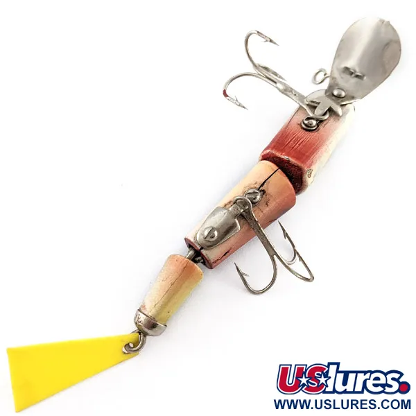 Bud Stewart Jointed Wood, 10g, Verde Escamado, Señuelo Articulado #23311