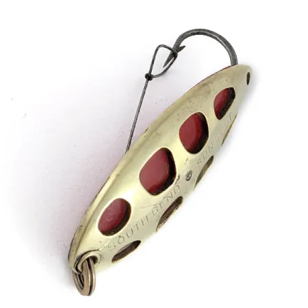 South Bend Sun Spot, 14g oro/rojo, Cucharilla #23358