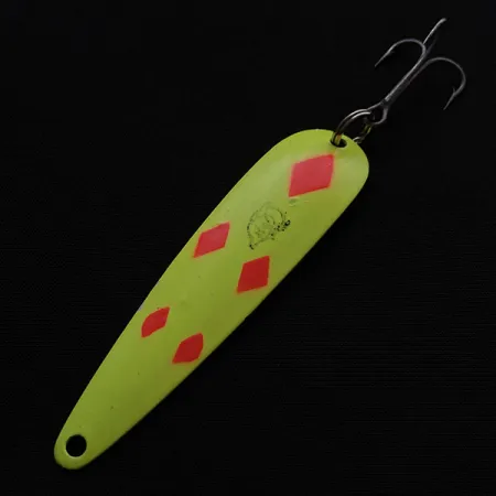 Eppinger Dardevle Flutter Chuck #3100, 9.5g Cinco Diamantes, Cucharilla de Pesca #23470