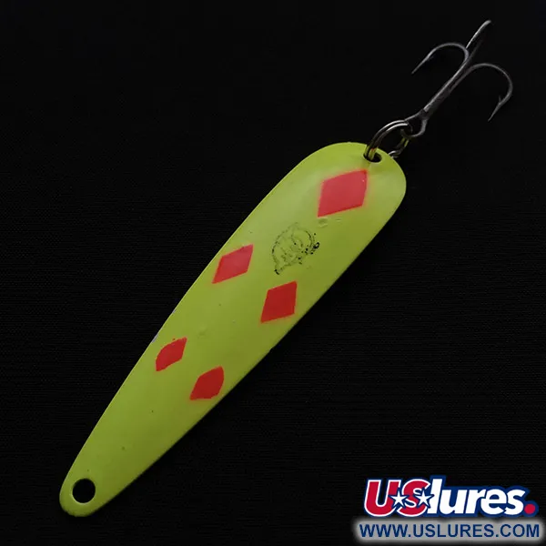 Eppinger Dardevle Flutter Chuck #3100, 9.5g Cinco Diamantes, Cucharilla de Pesca #23470