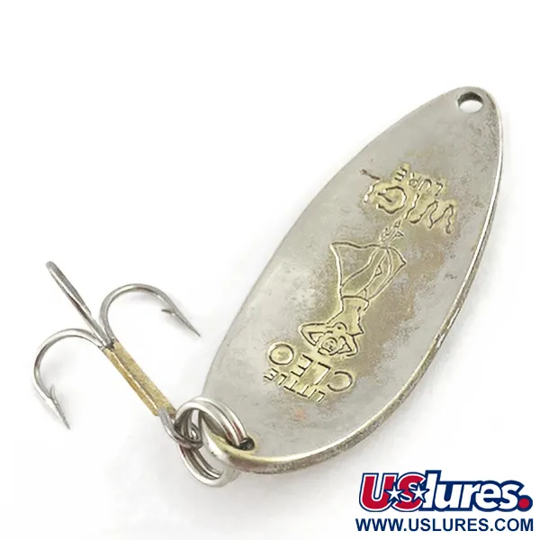 Seneca Little Cleo (Hula Girl), 14g, níquel/oro, cucharilla #23493