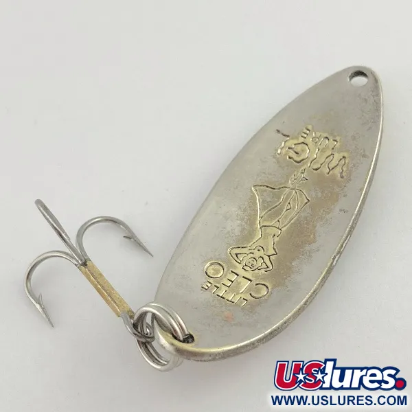 Seneca Little Cleo (Hula Girl), 14g, níquel/oro, cucharilla #23493