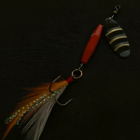 Worth #301, 9g rojo/negro/dorado, Spinner #23504