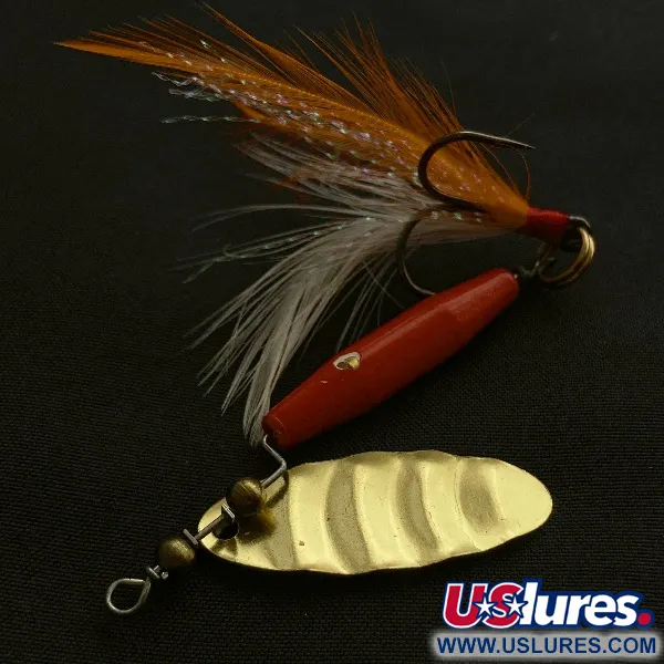 Worth #301, 9g rojo/negro/dorado, Spinner #23504