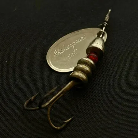 Shakespeare Jet, 1/8 oz (4 g), Plata y Verde, Cucharilla #23505