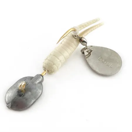 Doll Jig, 7g níquel/blanco, Señuelo de Pesca #23511