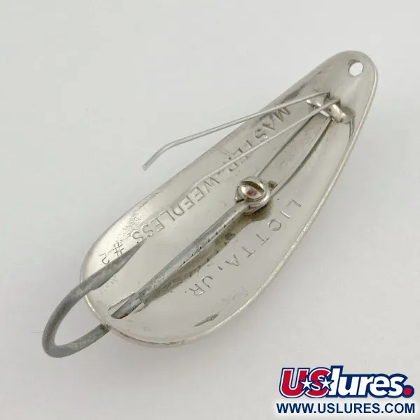 Liotta Jr Master Weedless, 11g, Níquel, Cucharilla Anti-enganche #23532