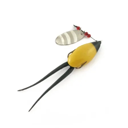 Burke-Flex Spinner, 3.5g Níquel Amarillo/Negro, Cucharilla #23540