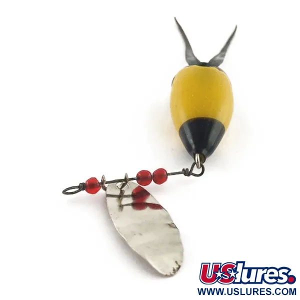 Burke-Flex Spinner, 3.5g Níquel Amarillo/Negro, Cucharilla #23540