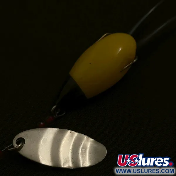 Burke-Flex Spinner, 3.5g Níquel Amarillo/Negro, Cucharilla #23540