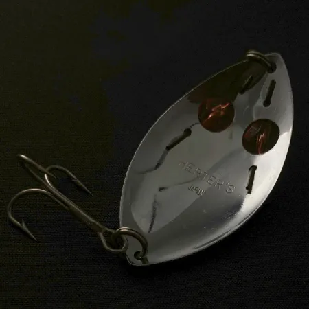 Herter's Glass Eye Spoon, 11g níquel/ojos rojos, Cucharilla #23555